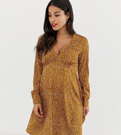 Желтое чайное платье New Look Maternity-Желтый