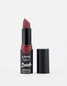 Матовые губные помады NYX Professional Makeup Suede (Girl Bye)-Розовый