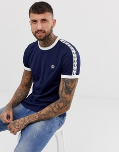 Темно-синяя футболка Fred Perry Sports Authentic-Темно-синий