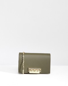 Кошелек с отделением для карт и цепочкой Zac Zac Posen earthette-Зеленый