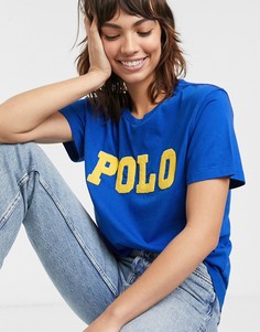Футболка с логотипом Polo Ralph Lauren-Синий