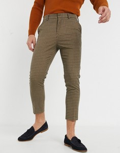 Брюки в клетку New Look-Бежевый