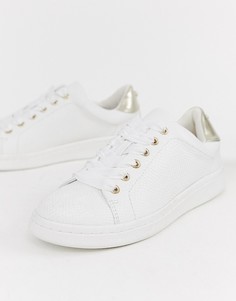 Белые кроссовки на шнуровке Miss KG-Белый