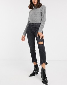 Укороченные свободные джинсы We The Free by Free People Good Times-Черный