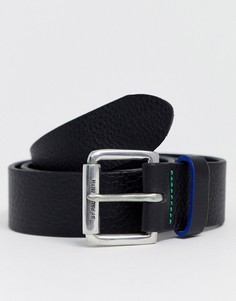 Черный кожаный ремень PS Paul Smith