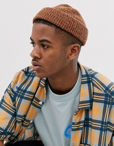 Шапка ASOS DESIGN-Светло-коричневый