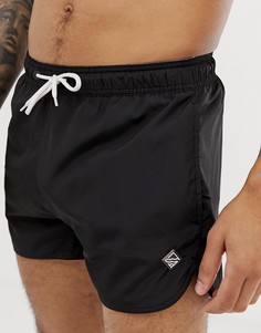 Черные шорты для плавания Bershka-Черный