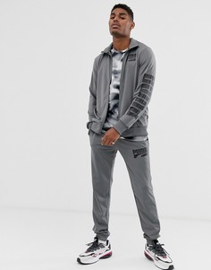 Серый спортивный костюм Puma Rebel