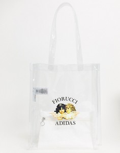 Прозрачная сумка adidas Originals x Fiorucci-Белый