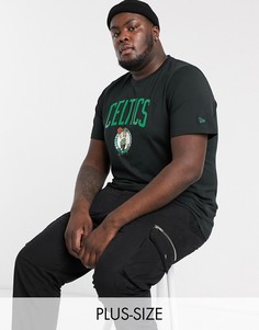 Черная футболка New Era Plus NBA Boston Celtics-Черный