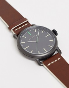 Часы с коричневым кожаным ремешком Ted Baker Tomcoll, 40 мм-Коричневый