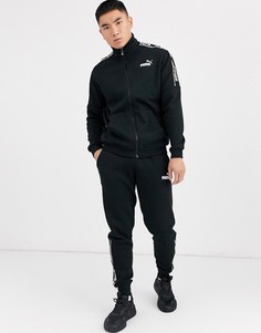 Черный спортивный костюм Puma Amplified