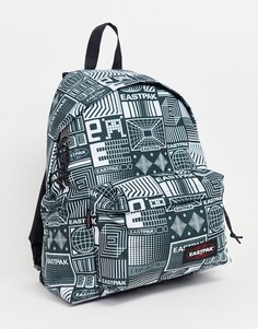 Синий рюкзак объемом 24 л с принтом логотипа Eastpak Padded PakR-Темно-синий