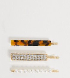 Набор заколок для волос Reclaimed Vintage inspired-Мульти