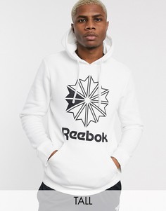 Худи с логотипом Reebok-Серый