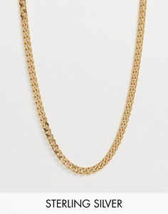 Серебряная позолоченная цепочка Chained & Able-Золотой