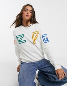Свитшот с логотипом Pepe Jeans-Белый