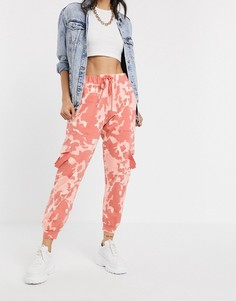 Джоггеры карго с камуфляжным принтом ASOS DESIGN-Мульти