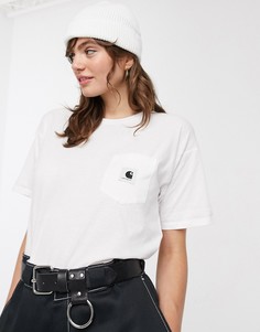 Белая футболка с карманом Carhartt WIP-Белый