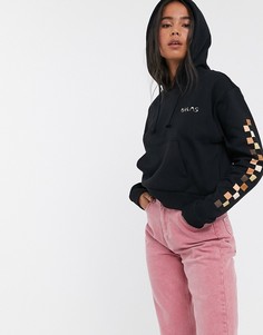 Худи короткого кроя кремового цвета Vans Breast Cancer Awareness-Розовый