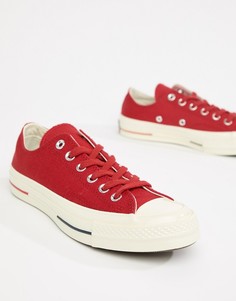 Красные низкие кроссовки Converse Chuck Taylor All Star 70-Красный