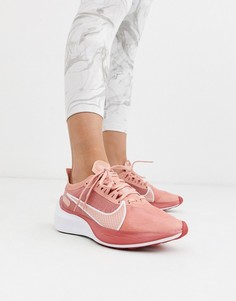Розовые кроссовки Nike Running zoom gravity-Розовый