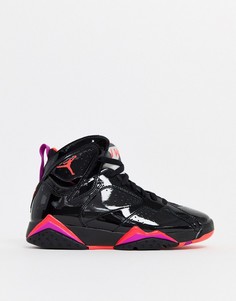 Черные/красные кроссовки в стиле ретро Nike Jordan 7-Черный