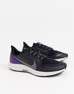 Черные кроссовки Nike Running Air Zoom Pegasus 36 Shield-Черный