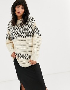 Свободный премиум-джемпер ASOS DESIGN-Мульти