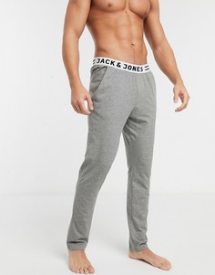 Серые трикотажные штаны для дома Jack & Jones-Серый