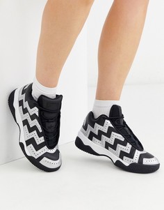 Черные/серебристые кроссовки Converse-Черный