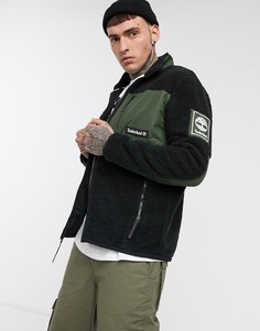 Черная флисовая куртка с накладным карманом Timberland-Черный