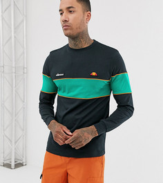 Черный лонгслив с полоской ellesse Lamela эксклюзивно для ASOS