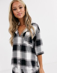 Комбинируемая рубашка в клетку ASOS DESIGN-Мульти