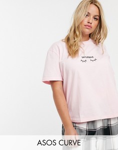 Футболка ASOS DESIGN Curve mix & match-Мульти