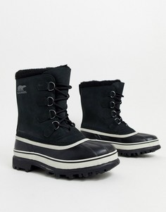 Черные зимние ботинки SOREL Caribou-Черный