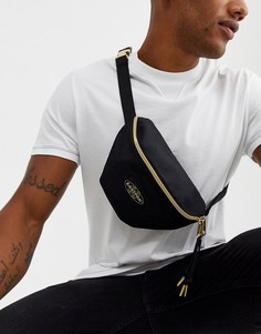 Черно-золотистая сумка-кошелек на пояс Eastpak-Черный