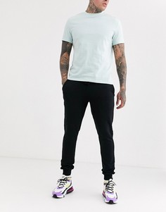 Черные джоггеры скинни ASOS DESIGN-Черный