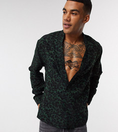 Рубашка-кимоно с леопардовым принтом Heart & Dagger-Зеленый