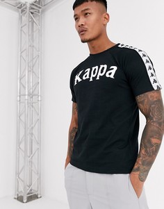 Черная футболка с логотипом Kappa Balima-Черный
