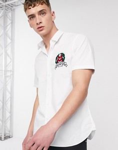 Рубашка с короткими рукавами Love Moschino-Белый