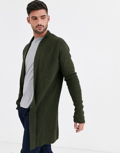 Кардиган цвета хаки River Island-Зеленый