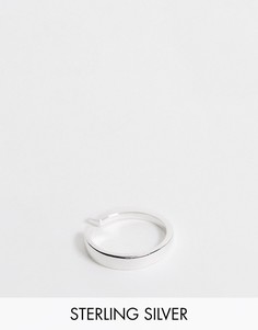 Серебряное кольцо ASOS DESIGN-Серебряный
