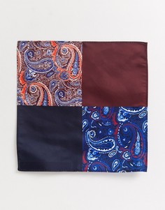 Платок для нагрудного кармана с 4 вариантами использования ASOS DESIGN-Темно-синий
