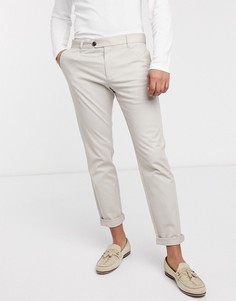 Узкие брюки Selected Homme-Бежевый