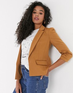 Бежевый пиджак Miss Selfridge-Светло-коричневый