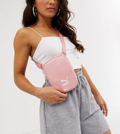 Розовая сумка для полетов с эффектом металлик Puma Luxe-Розовый