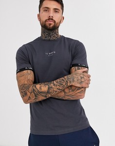 Футболка с логотипом Il Sarto Diego-Серый