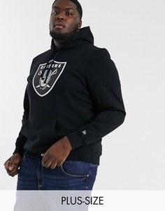 Черный худи \Plus NFL Oakland Raiders\" New Era