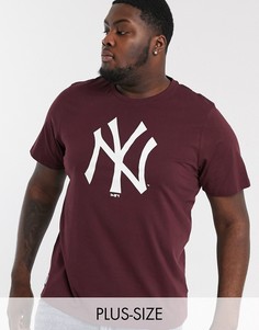 Фиолетовая футболка New Era Plus MLB New York Yankees-Фиолетовый